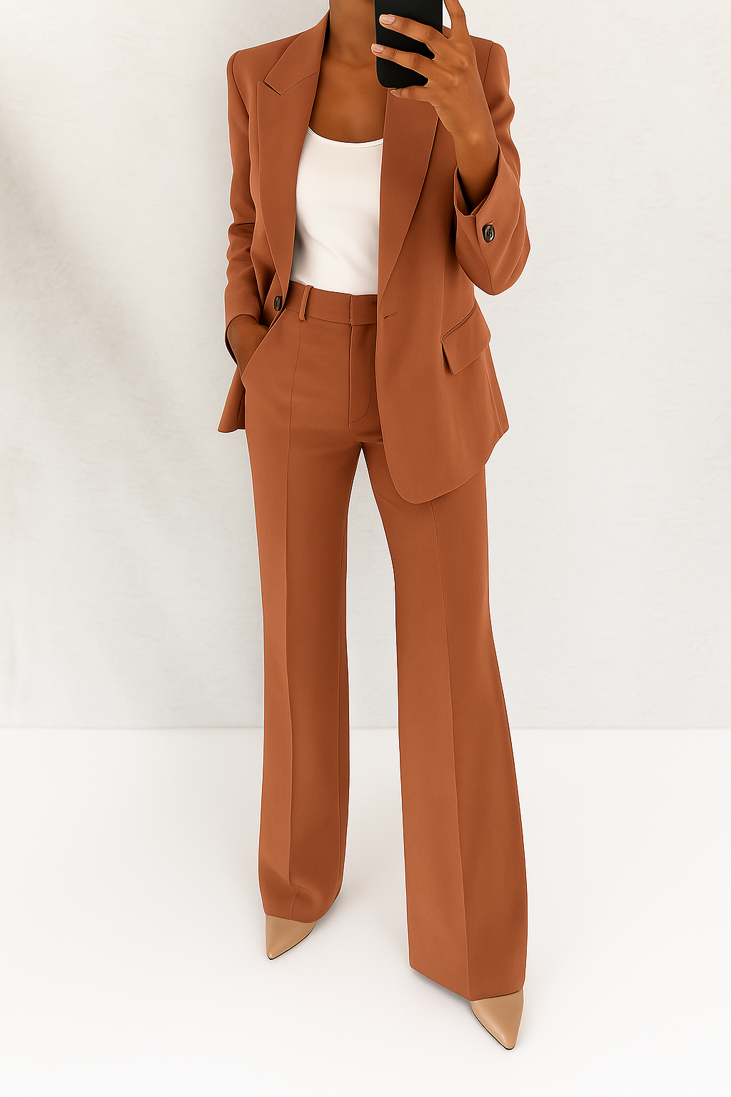 Women's Courtney Power Chic Pantsuit Set - Modern Sophistication