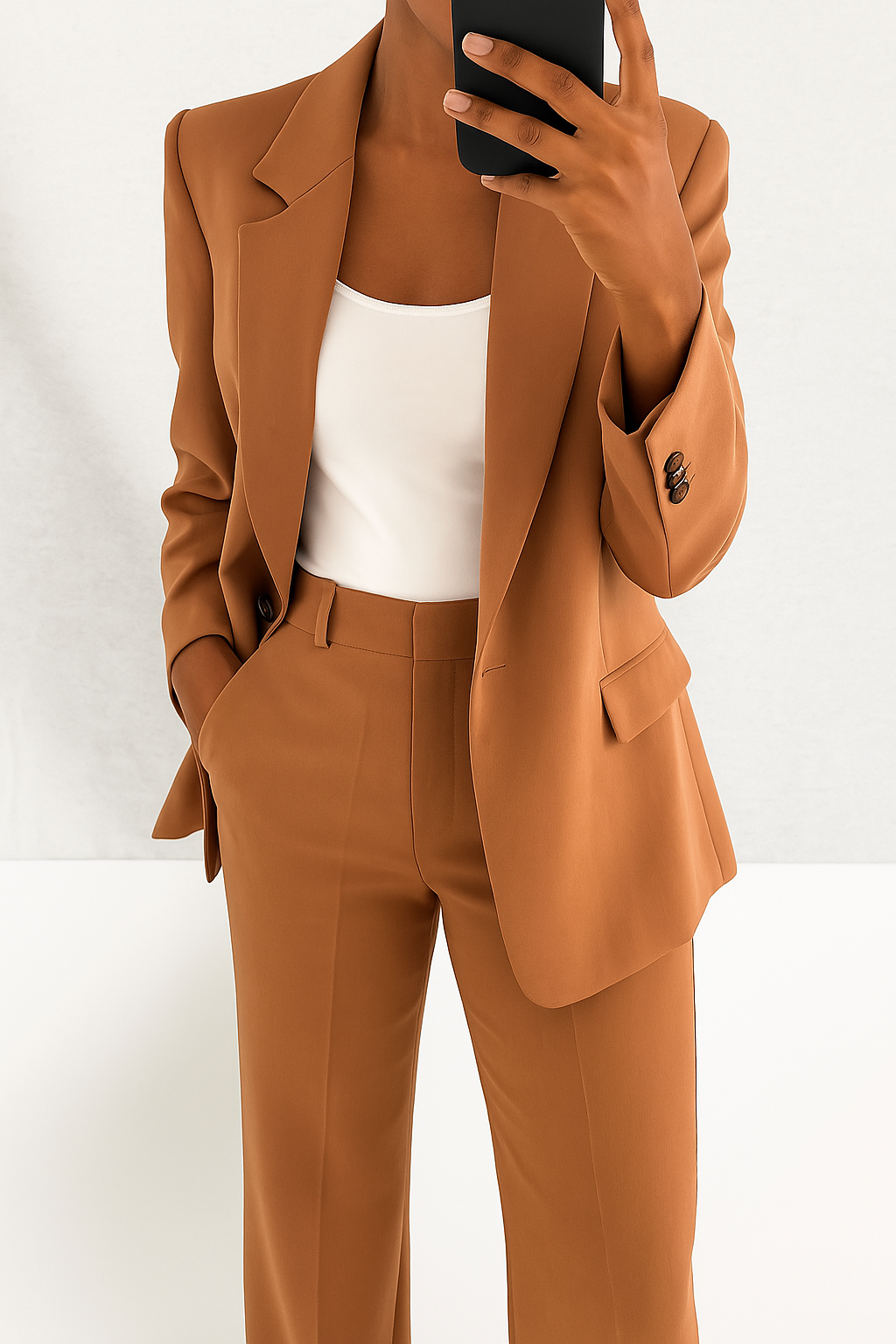 Women's Courtney Power Chic Pantsuit Set - Modern Sophistication