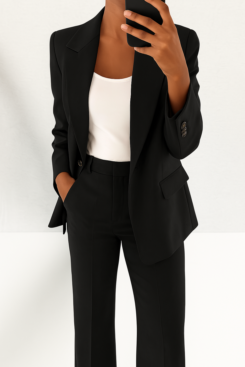 Women's Courtney Power Chic Pantsuit Set - Modern Sophistication