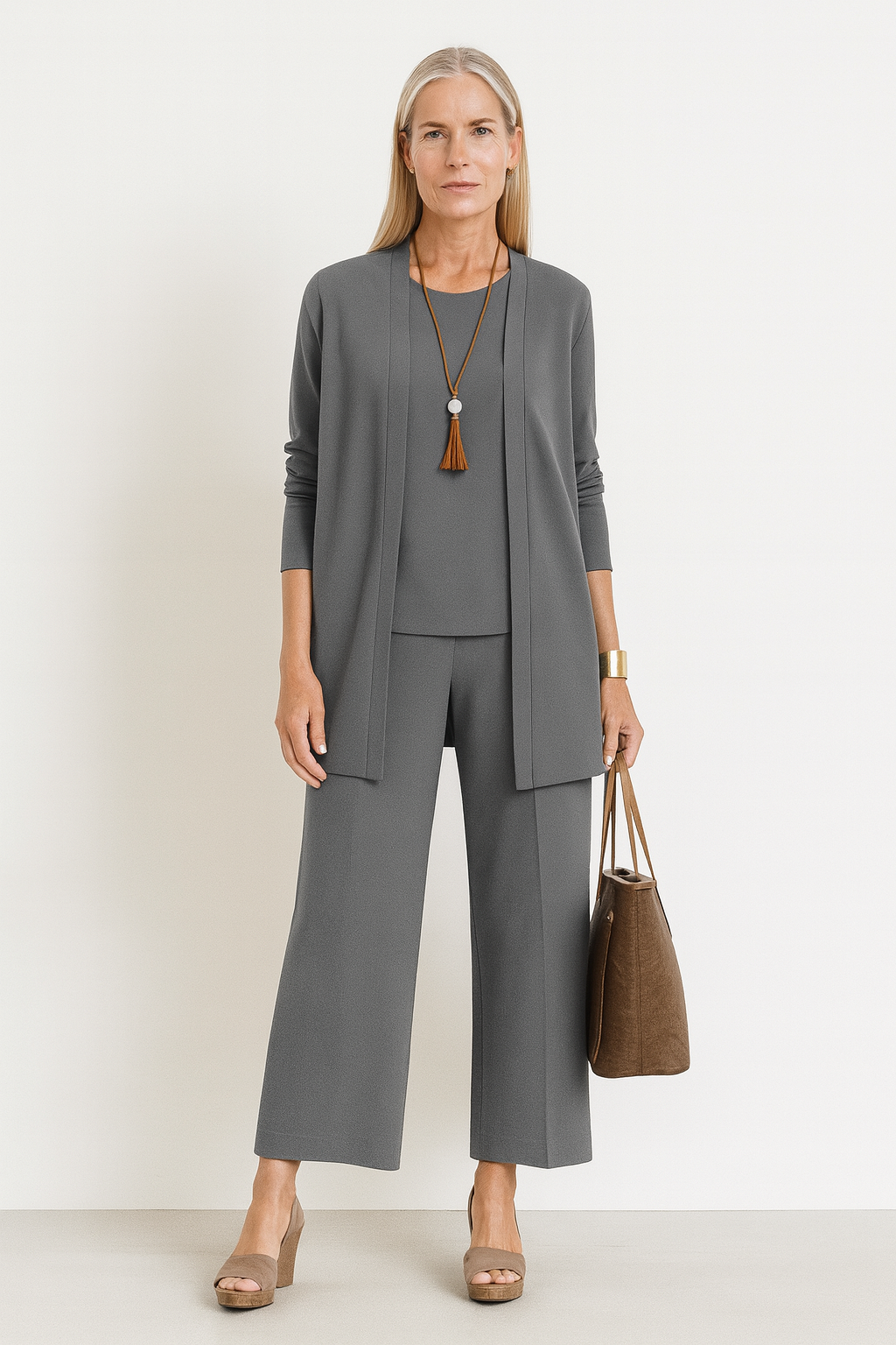 Women's Elegant 3-Piece Set - Versatile Occasion Wear