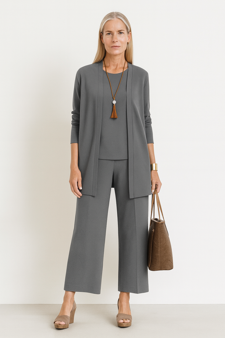 Women's Elegant 3-Piece Set - Versatile Occasion Wear
