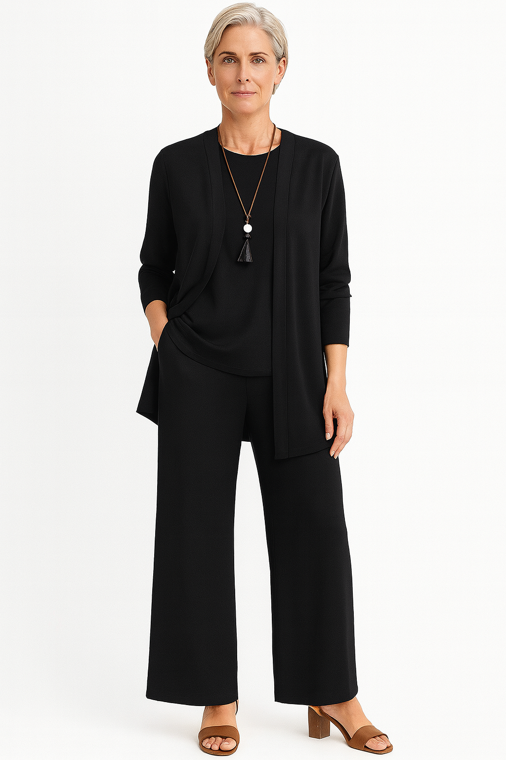 Women's Elegant 3-Piece Set - Versatile Occasion Wear