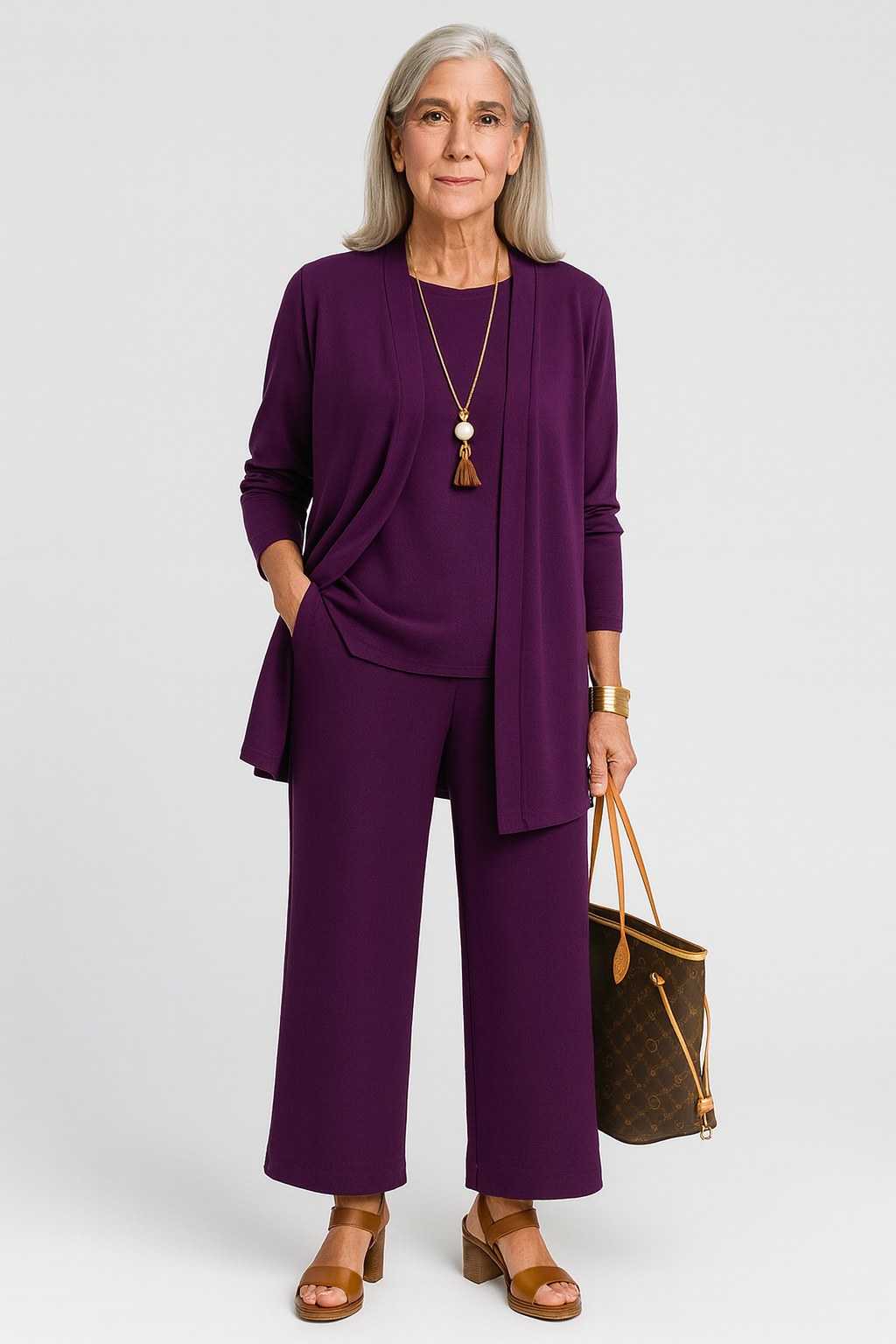 Women's Elegant 3-Piece Set - Versatile Occasion Wear