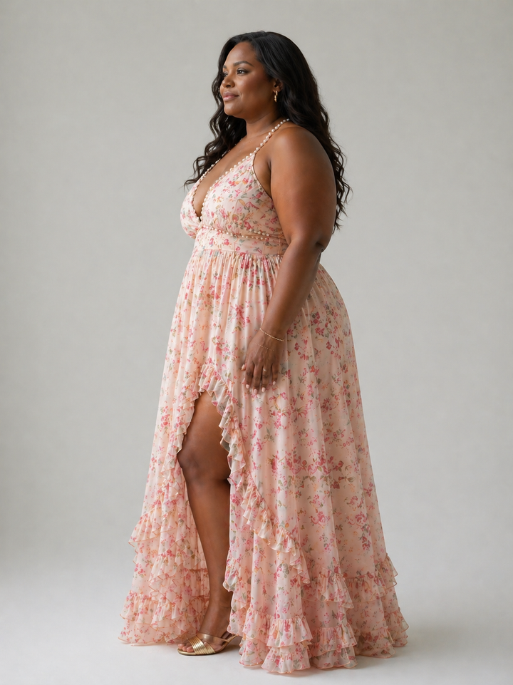 Women's Elegant Woven Dress - Timeless Sophistication