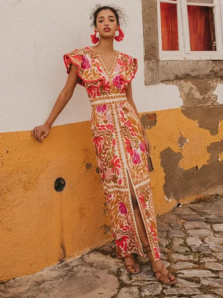 Women's Vintage Elegant Dress - Effortless & Comfortable