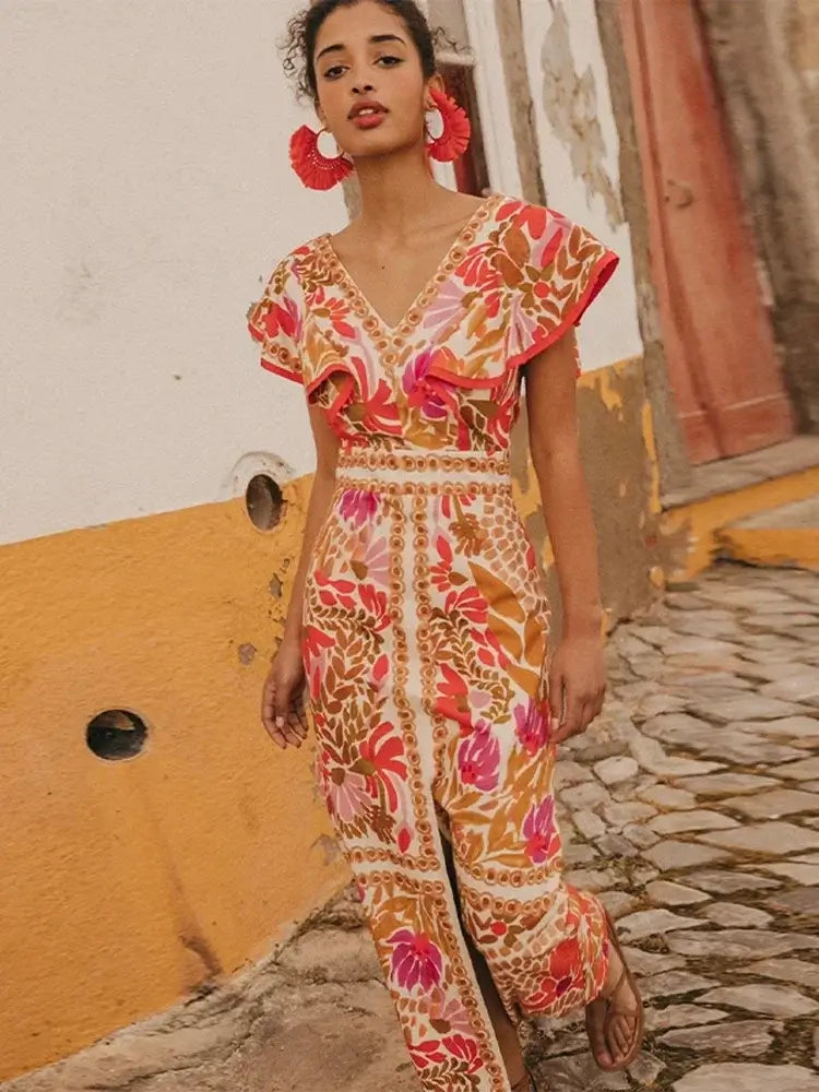 Women's Vintage Elegant Dress - Effortless & Comfortable