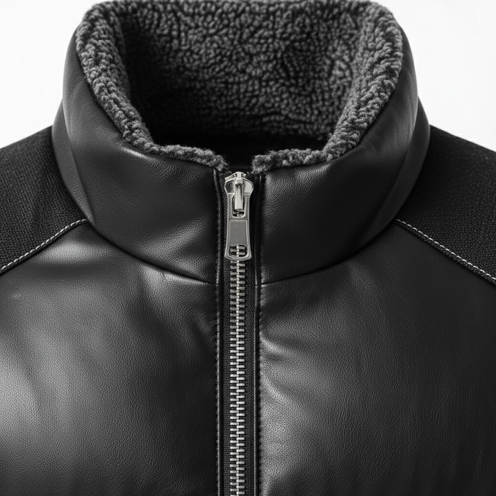 Men's Padded Gilet – Quilted Insulated Vest with Stand Collar