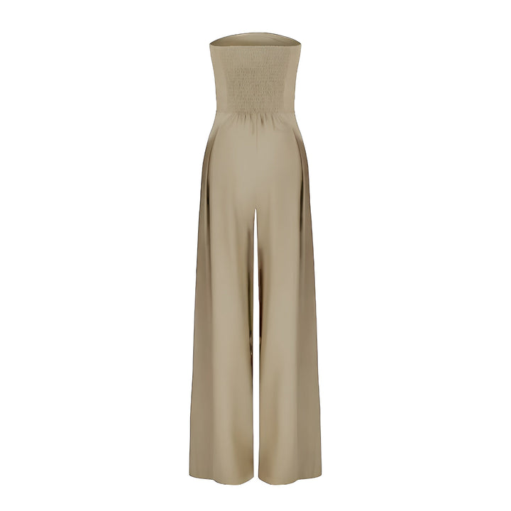 Women's Sienna Strapless Jumpsuit - Elegant Evening Wide Leg