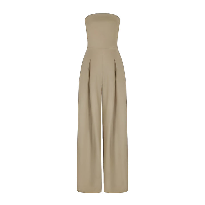 Women's Sienna Strapless Jumpsuit - Elegant Evening Wide Leg