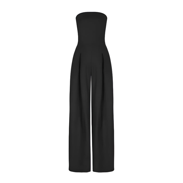 Women's Sienna Strapless Jumpsuit - Elegant Evening Wide Leg