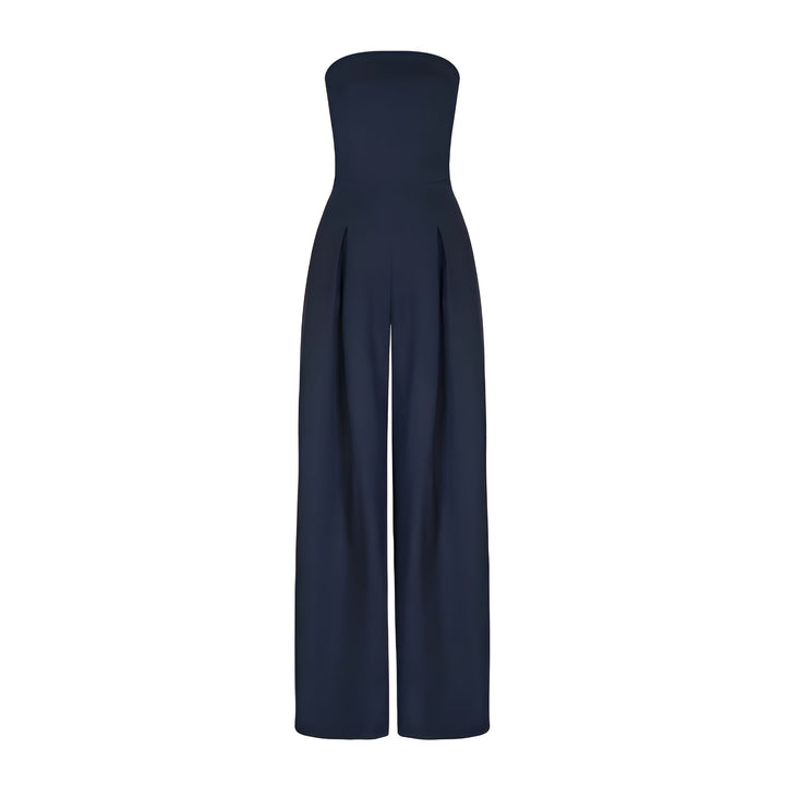 Women's Sienna Strapless Jumpsuit - Elegant Evening Wide Leg