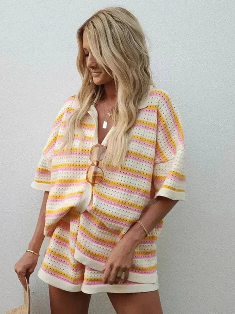 Women's Two-Piece Set - For Brunch & Garden Parties