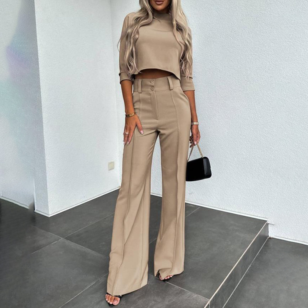 Women's Nora Two-Piece Set - Effortless Autumn Elegance