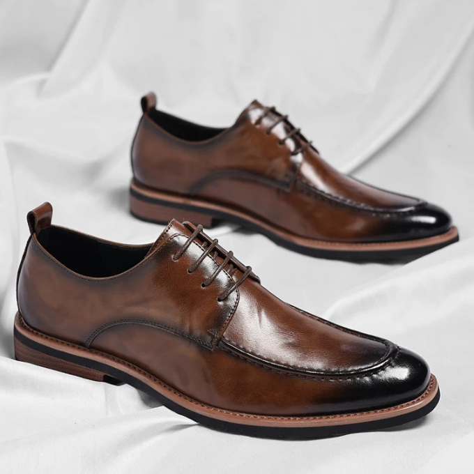 Men's Leather Derby Shoes – Smart Office & Formal Footwear
