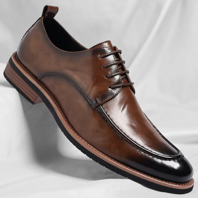 Men's Leather Derby Shoes – Smart Office & Formal Footwear