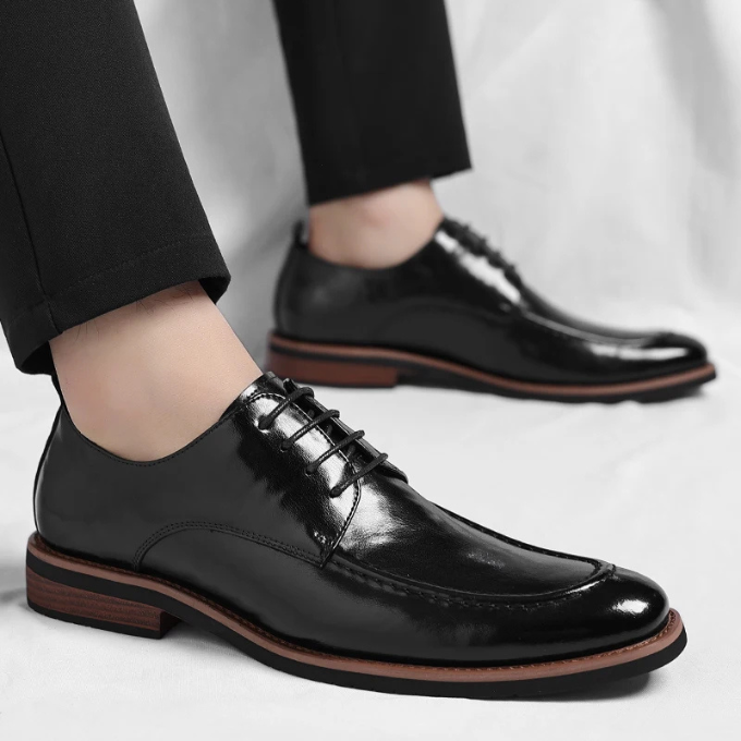 Men's Leather Derby Shoes – Smart Office & Formal Footwear