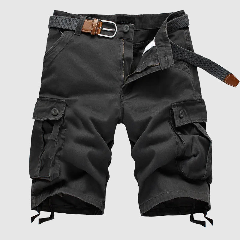 Men's Classic Cargo Shorts – Relaxed Multi-Pocket Cotton Shorts