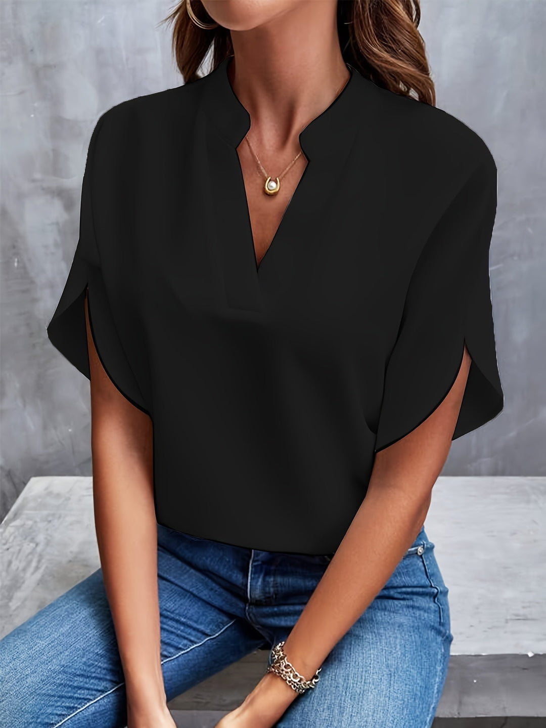 Women's Classic Elegant Blouse - Everyday Sophistication