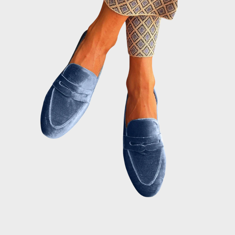 Women's Patchwork Slip-On Loafers - Versatile Comfort for Any Occasion