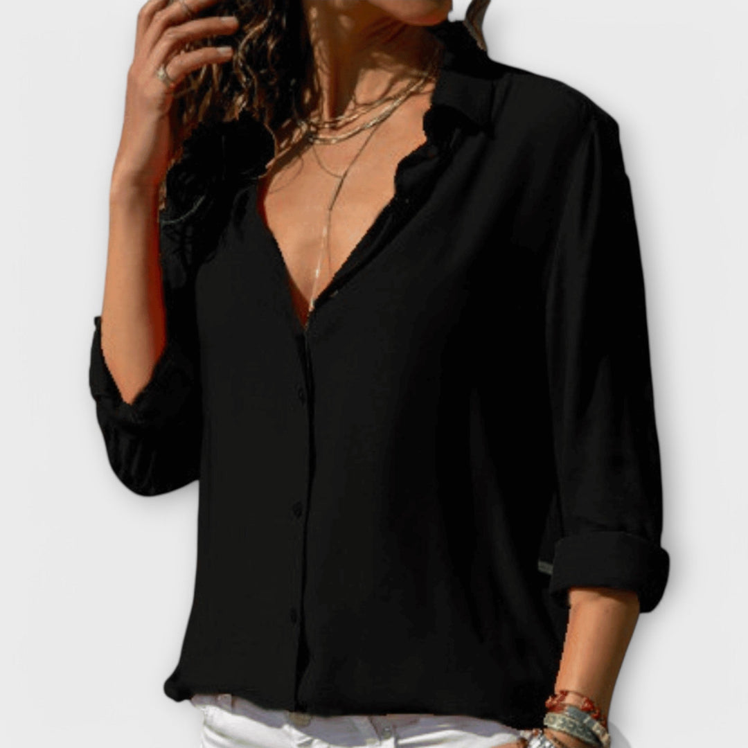Women's Elegant Blouse - Versatile for Work or Weekend