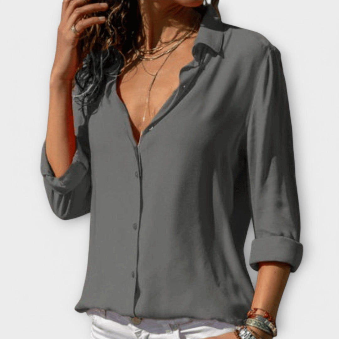 Women's Elegant Blouse - Versatile for Work or Weekend