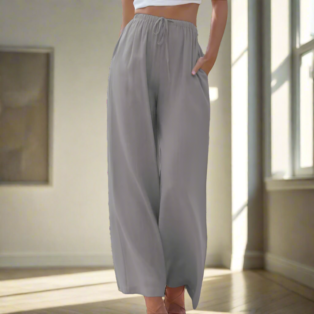 Women's Liam Wide-Leg Trousers - Breezy Summer Essential
