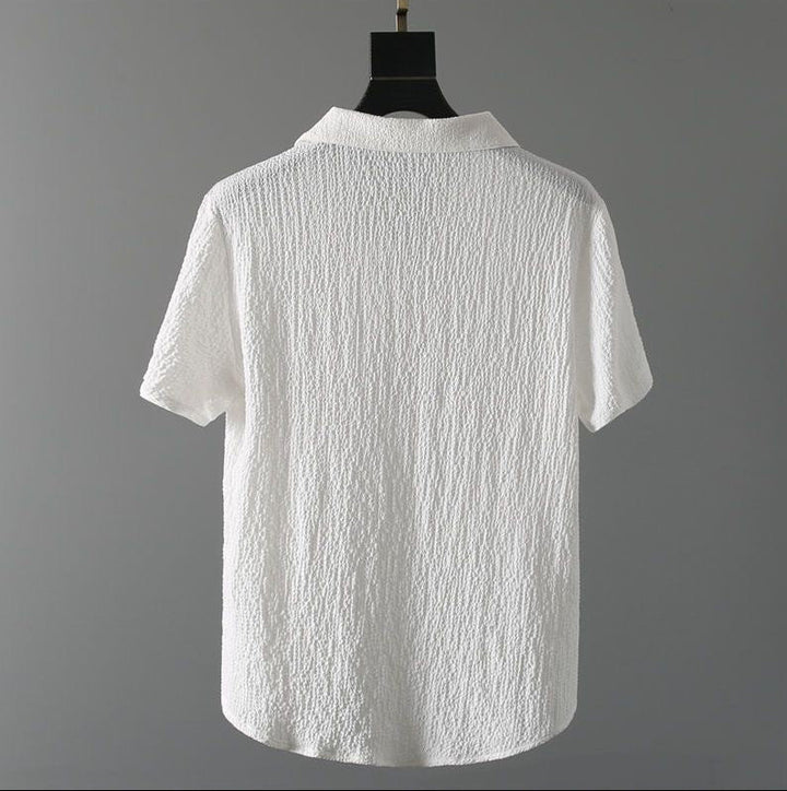 Men's Linen Set – Short-Sleeve Shirt & Trousers Summer Co-ord