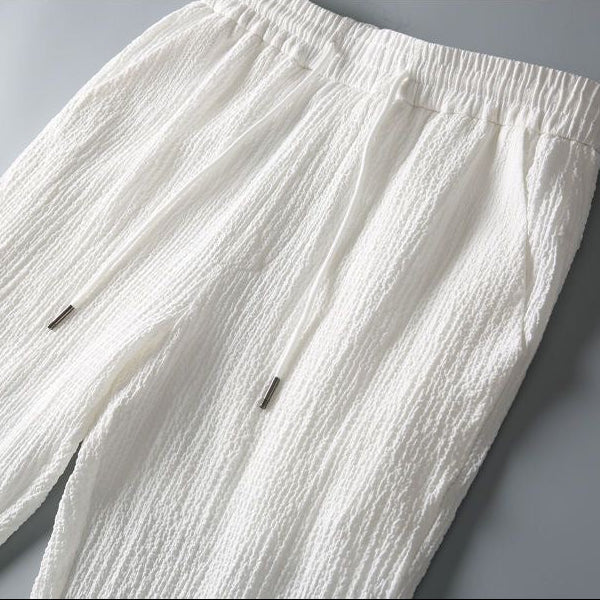 Men's Linen Set – Short-Sleeve Shirt & Trousers Summer Co-ord