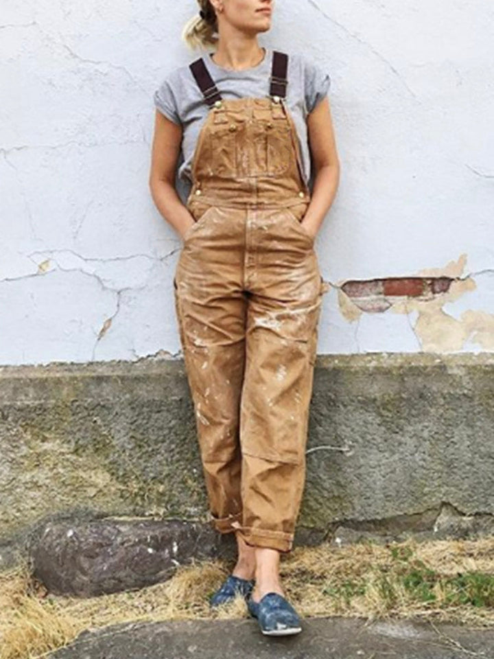 Women's Classic Everyday Overalls - Timeless Comfort & Style