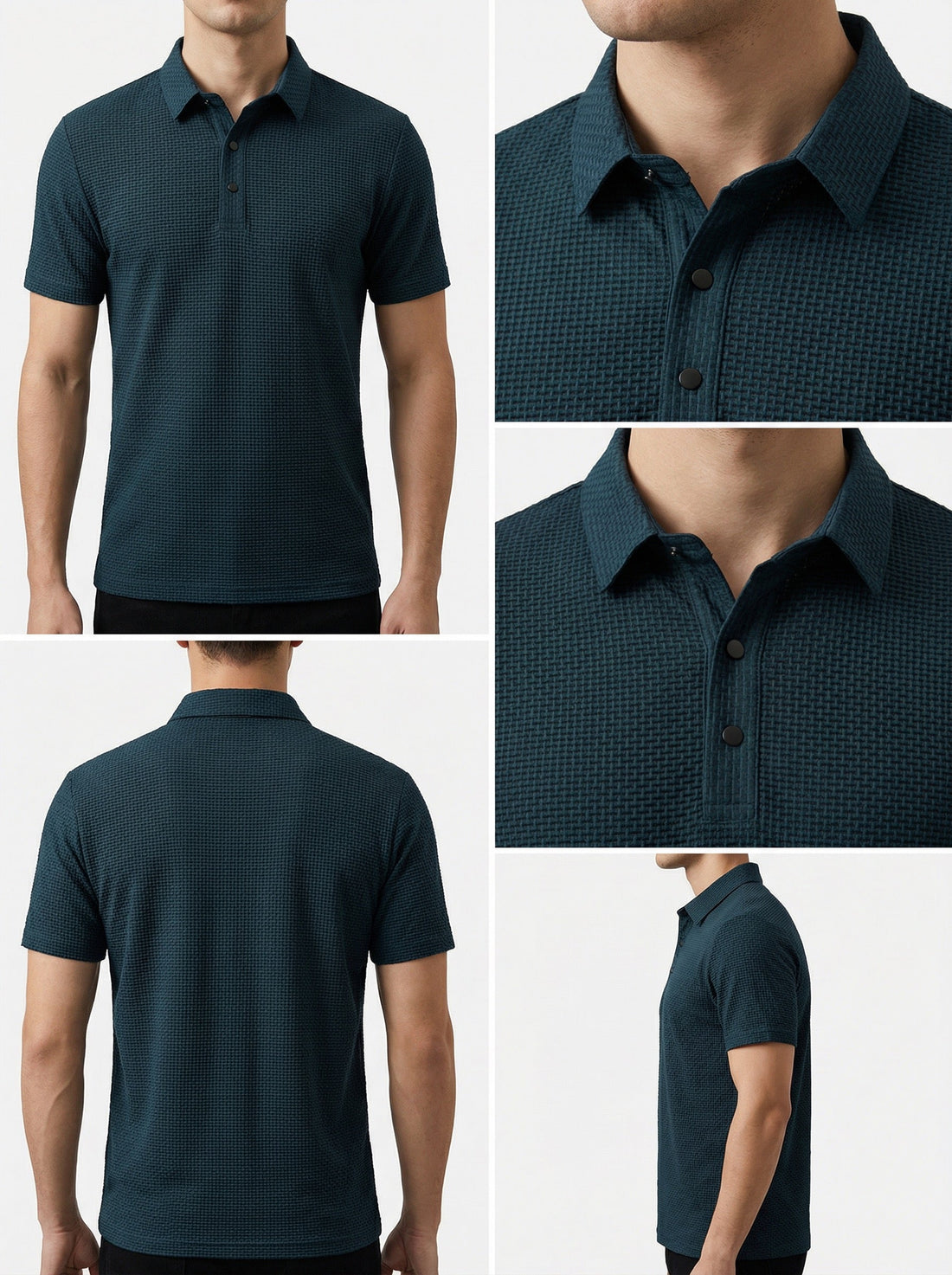 Milano — Men's Ultra-Comfortable Textured Polo