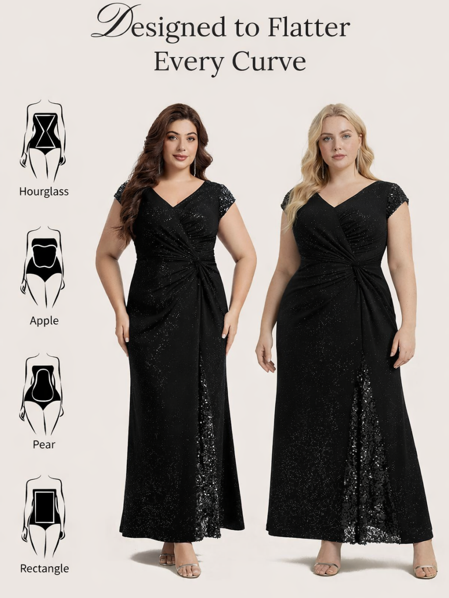 Women's Kaia Knotted Knit Cap-Sleeve Maxi Dress