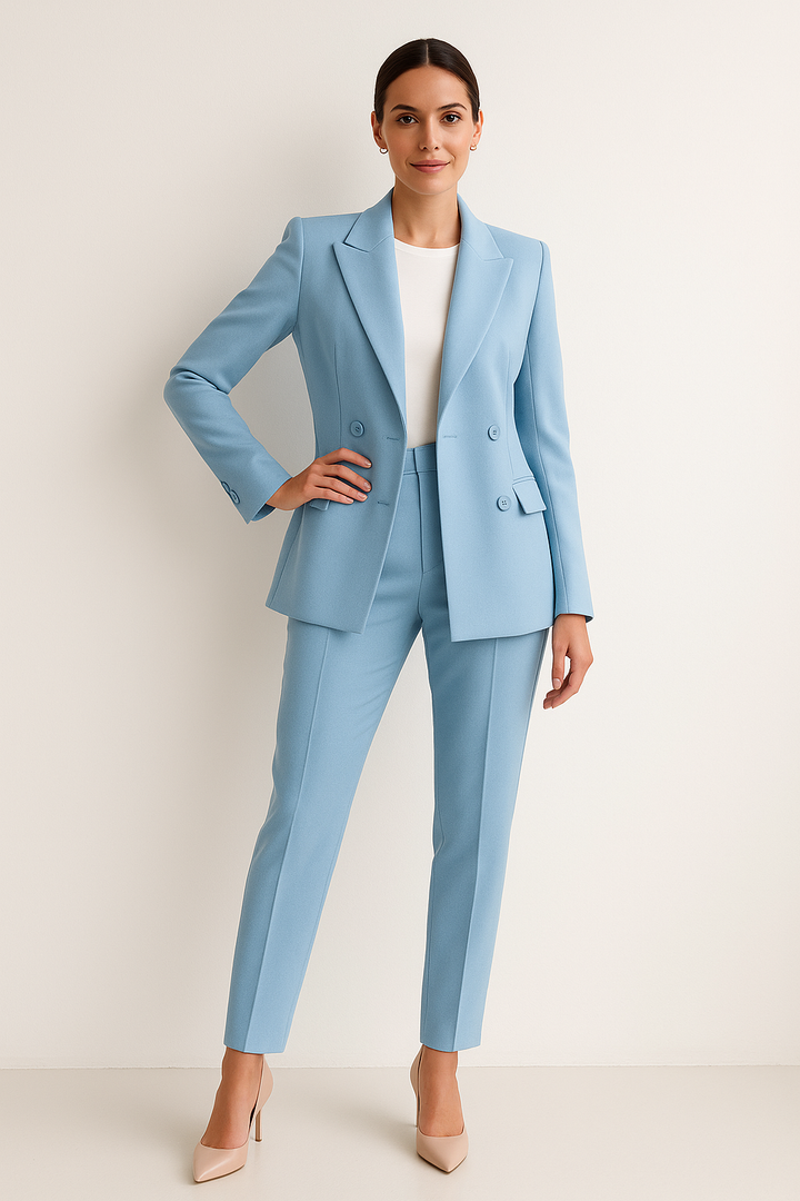Women's Power Elegance Two-Piece Suit - Polished & Versatile