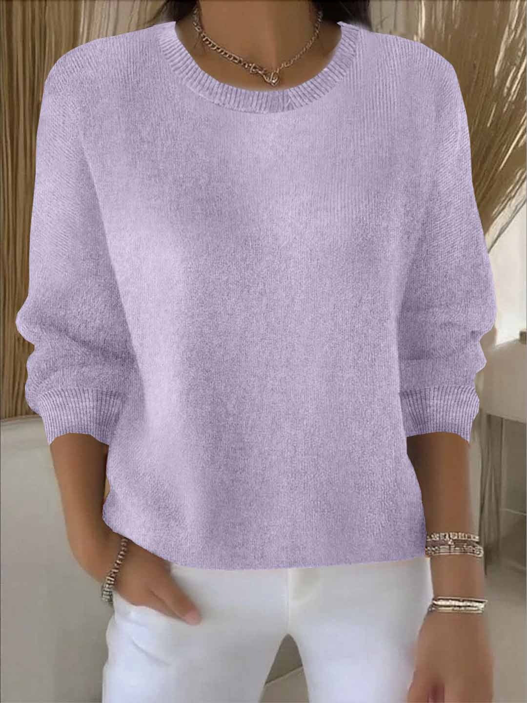 Women's Cozy Knit Sweater - Everyday Layering Essential