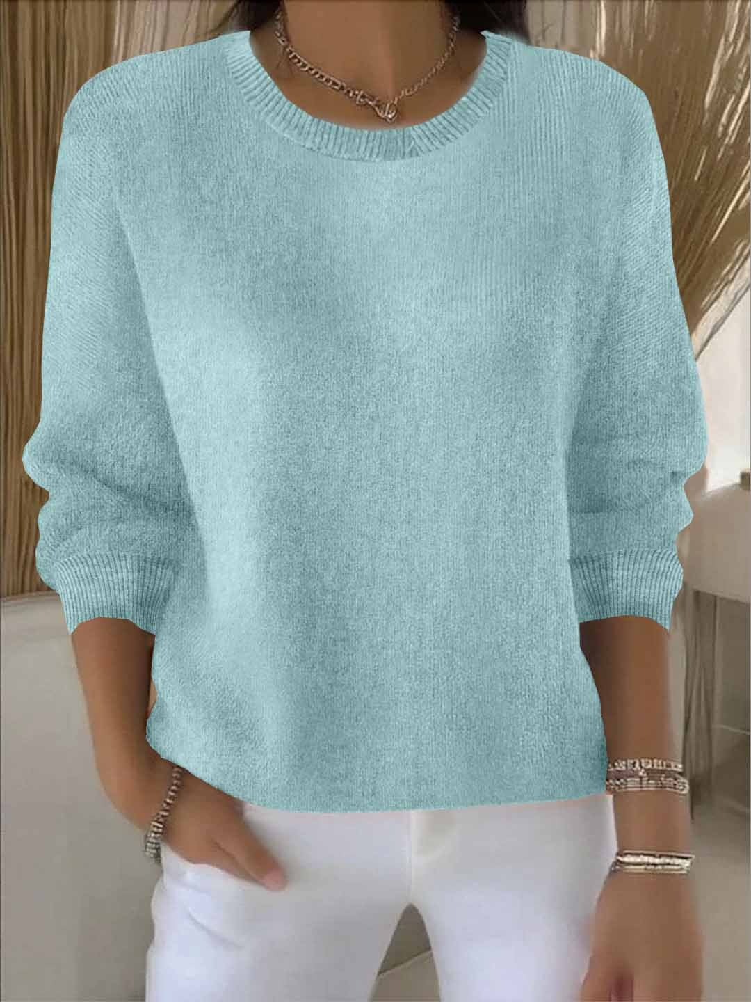 Women's Cozy Knit Sweater - Everyday Layering Essential