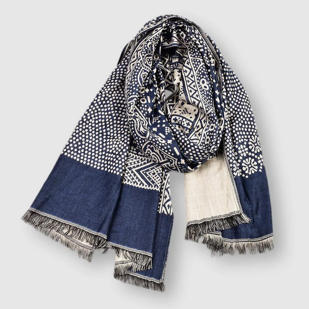Bellevue Woven Cotton Scarf – Soft Artisan Layering Piece