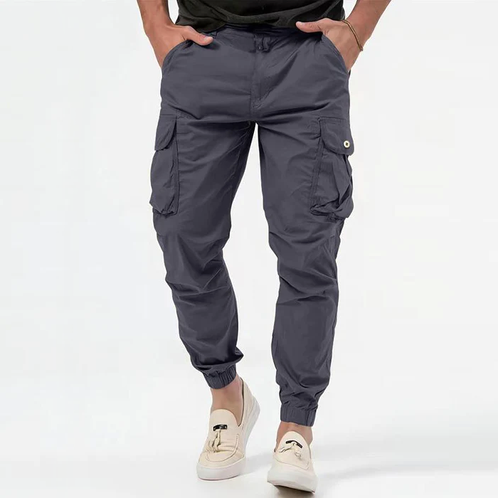 Men's Stretch Cargo Joggers – Tapered 4-Way Flex Trousers