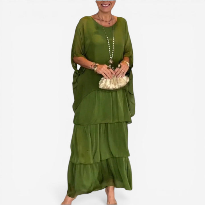 Women's Floating Long Dress - Effortlessly Elegant for Any Occasion