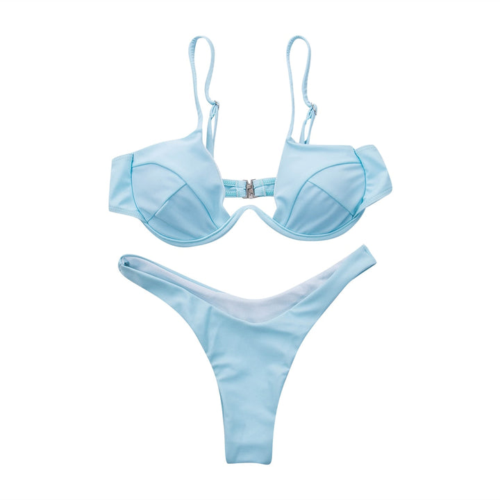 Women's Brazilian Bikini - Vibrant Colors for Beach Days