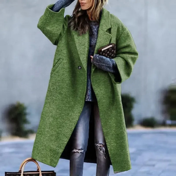 Women's Elegant Coat - Timeless Sophistication & Warmth