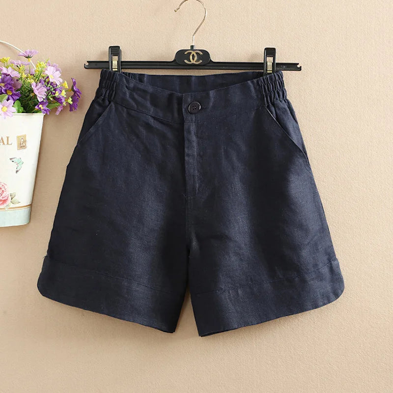 Women's Serene Linen Shorts – Relaxed Fit for Warm Days
