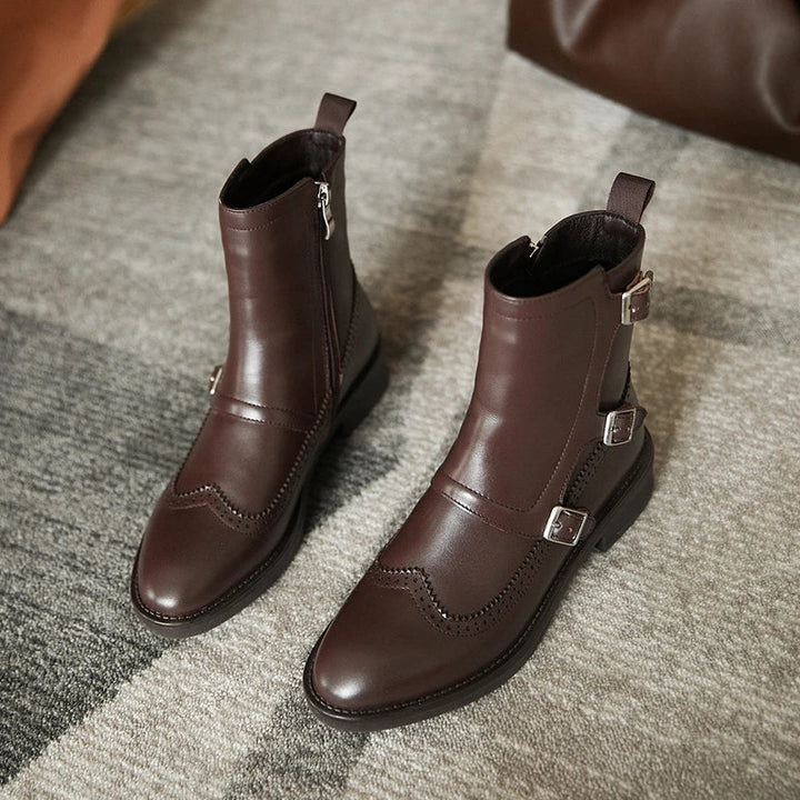 Women's Genuine Leather Chelsea Boots - Effortless Everyday Style