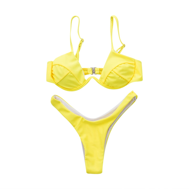 Women's Brazilian Bikini - Vibrant Colors for Beach Days