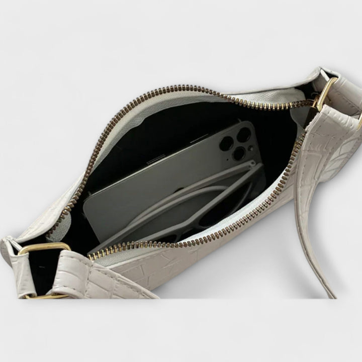 Women's Shiny Leather Bag - Everyday Elegance & Practical