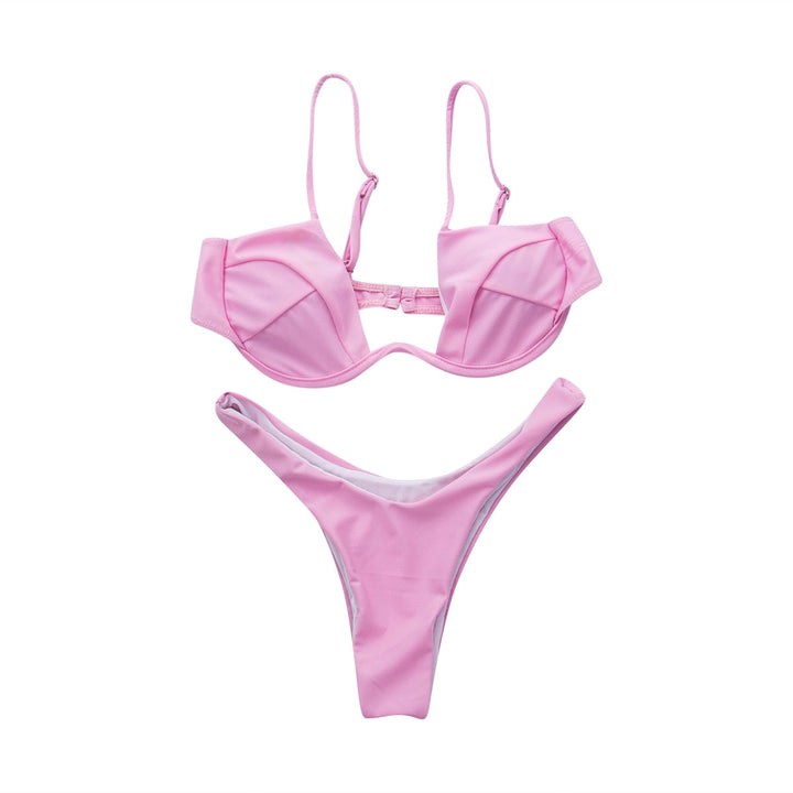 Women's Brazilian Bikini - Vibrant Colors for Beach Days