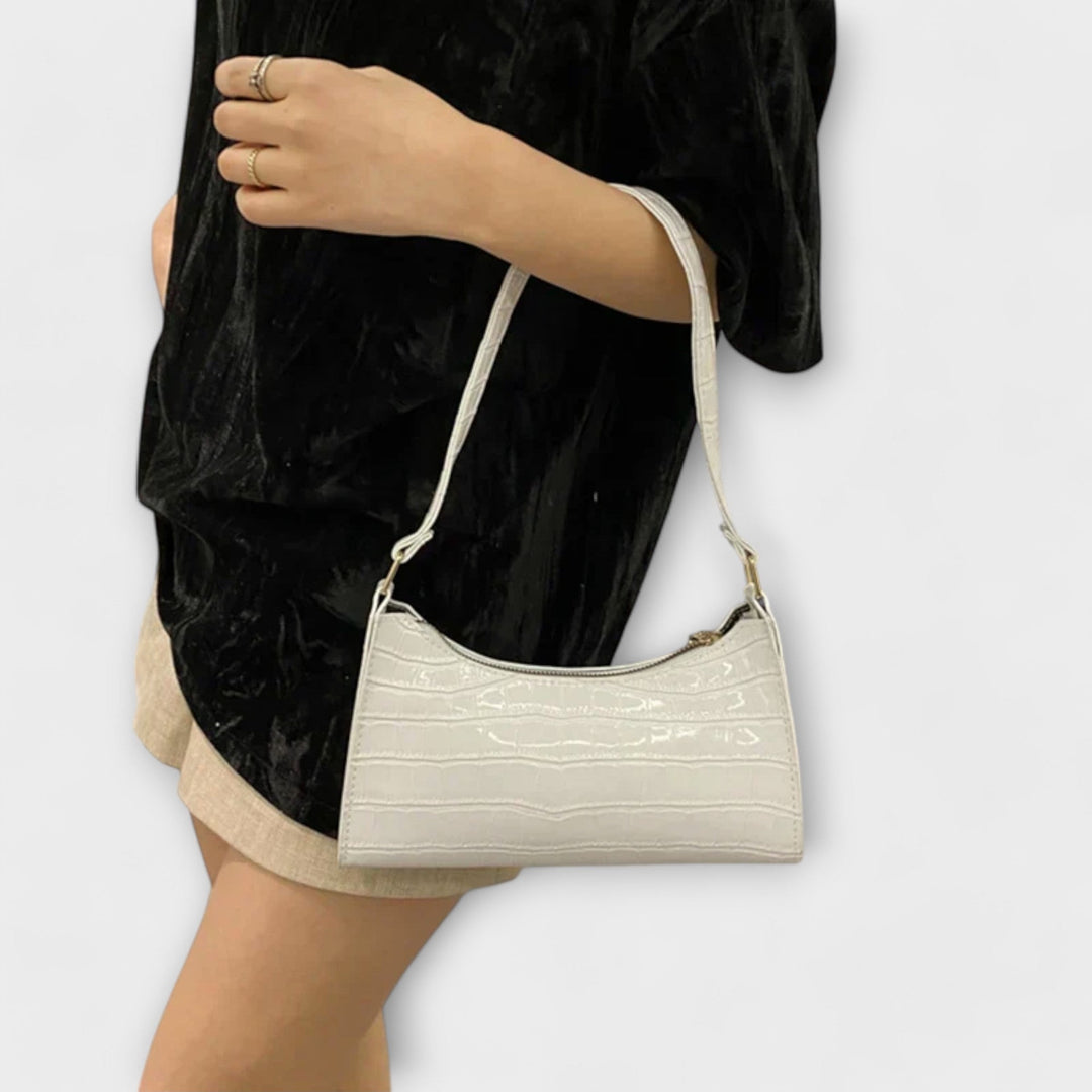 Women's Shiny Leather Bag - Everyday Elegance & Practical