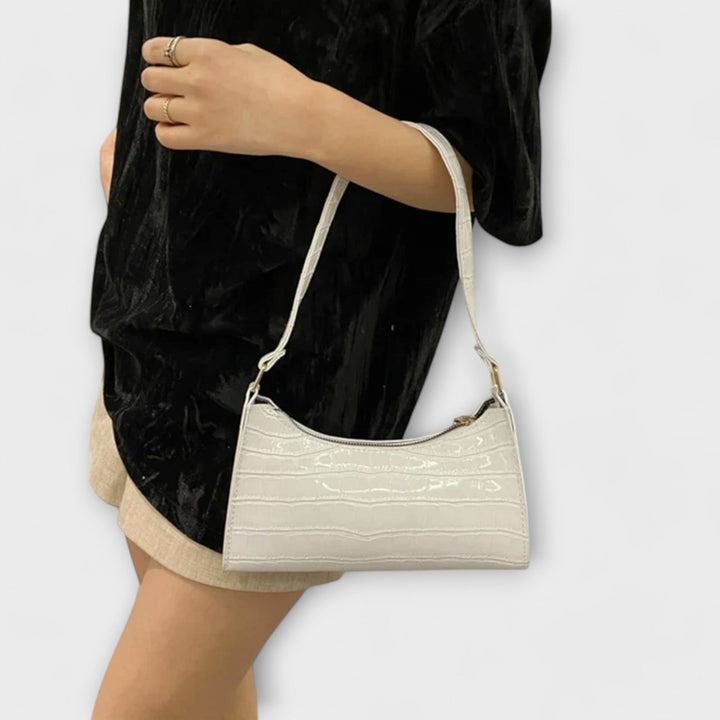 Women's Shiny Leather Bag - Everyday Elegance & Practical