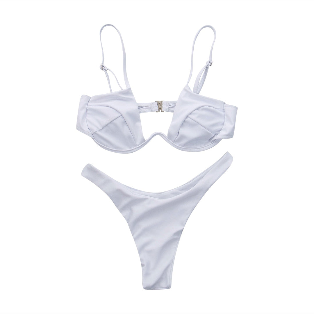 Women's Brazilian Bikini - Vibrant Colors for Beach Days