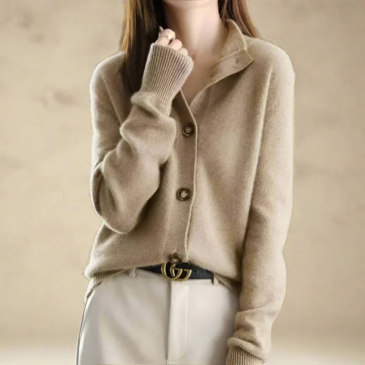 Elara Button Cardigan