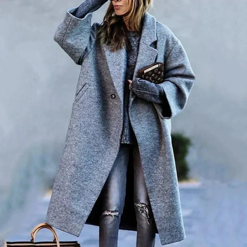 Women's Elegant Coat - Timeless Sophistication & Warmth