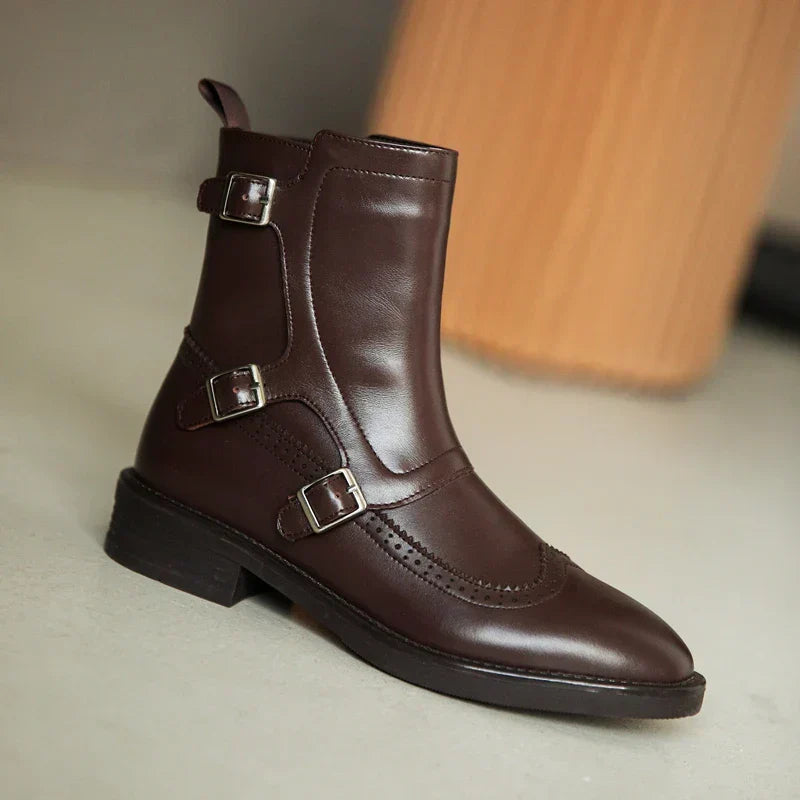 Women's Genuine Leather Chelsea Boots - Effortless Everyday Style